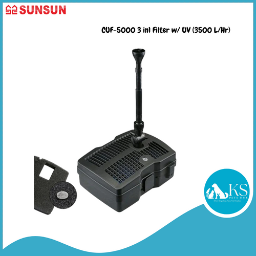 SUNSUN CUF-5000 3 in1 Filter w/ UV (3500 L/Hr) Fish & Aquatic