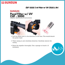 Load image into Gallery viewer, SUNSUN CUF-5000 3 in1 Filter w/ UV (3500 L/Hr) Fish &amp; Aquatic