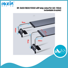 Load image into Gallery viewer, ROXIN GX-S600/S800/S1200 LED lamp colourful (60-130cm) (extendable bracket) Fish &amp; Aquatic