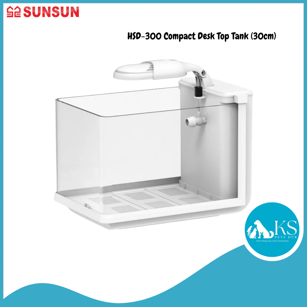 SUNSUN HSD-300 Compact Desk Top Tank (30cm) Fish & Aquatic