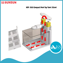Load image into Gallery viewer, SUNSUN HSD-300 Compact Desk Top Tank (30cm) Fish &amp; Aquatic