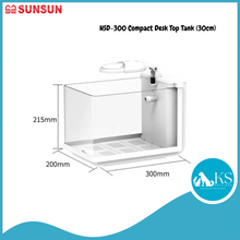 Load image into Gallery viewer, SUNSUN HSD-300 Compact Desk Top Tank (30cm) Fish &amp; Aquatic