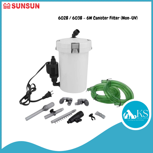 SUNSUN 602B / 603B - 6W Canister Filter (Non-UV) Fish & Aquatic