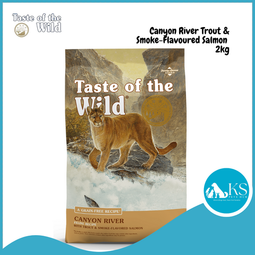 Taste of The Wild Canyon River Feline Cat Recipe with Trout & Smoke-Flavored Salmon 2kg