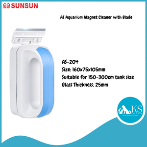SUNSUN AS Aquarium Magnet Cleaner with Blade Fish & Aquatic ( 5 Sizes)
