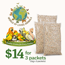 Load image into Gallery viewer, [WOLA Mix Millets] World Of Living Animals Bird Food 1kg