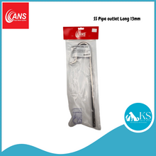 Load image into Gallery viewer, ANS SS Stainless Steel Pipe outlet 13mm/ Long 13mm / 17mm Fish &amp; Aquatic
