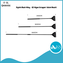 Load image into Gallery viewer, QANVEE - Stylish Black Alloy - Algae Scrapper - Nano Q (40cm Reach) / Q3 (66cm Reach) Fish &amp; Aquatic