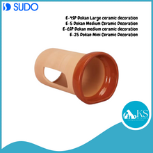 Load image into Gallery viewer, Sudo Dokan / Tako Pot Ceramic Decoration Fish &amp; Aquatic