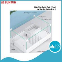 Load image into Gallery viewer, SUNSUN XGG-500 Turtle Tank (49cm) (w/ Garden Plot &amp; Stairs) Fish &amp; Aquatic