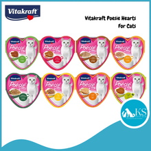Load image into Gallery viewer, Vitakraft Poesie Hearts Tray 85g, Sauce/ Jelly (Cat Complete Wet Food) Assorted Flavors