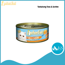 Load image into Gallery viewer, Aatas Cat Tantalizing Tuna Assorted Flavors 80g x 24 (1 Carton) (No Mix) Cat Feed