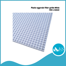 Load image into Gallery viewer, NF Plastic eggcrate filter grilles White/Black (120 x 60cm) Fish &amp; Aquatic
