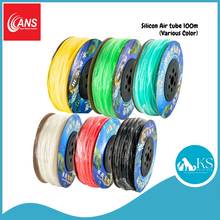 Load image into Gallery viewer, ANS Silicon Air tube (White/Red/Black/Yellow/Green/Blue) 100m Fish &amp; Aquatic