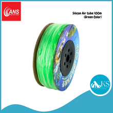 Load image into Gallery viewer, ANS Silicon Air tube (White/Red/Black/Yellow/Green/Blue) 100m Fish &amp; Aquatic