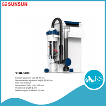 Load image into Gallery viewer, SUNSUN YBK-500 Hang-On Filter – External Aquarium Filter with Adjustable Flow &amp; Waterfall Output