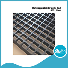 Load image into Gallery viewer, NF Plastic eggcrate filter grilles White/Black (120 x 60cm) Fish &amp; Aquatic