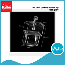 Load image into Gallery viewer, ANS Tank Cover Clip Multi purpose clip ( 6pcs/pack ) Fish &amp; Aquatic