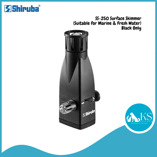 Shiruba SS-250 Surface Skimmer (Suitable for Marine & FreshWater) - Black Only Fish & Aquatic