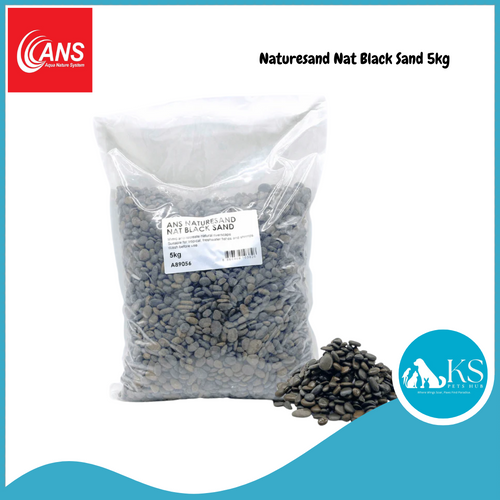 ANS Naturesand Nat Black Sand 5kg Fish & Aquatic