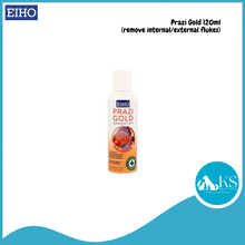 Load image into Gallery viewer, EIHO Prazi Gold (remove internal/external flukes) 120ml / 250ml / 500ml Fish &amp; Aquatic