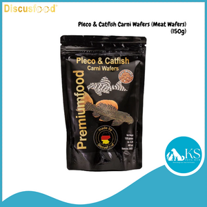 DiscusFood Pleco & Catfish Carni Wafers (Meat Wafers)(50/150g) Fish Feed