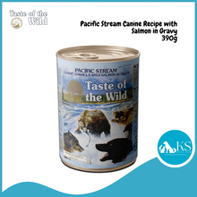 Load image into Gallery viewer, Taste Of The Wild Sierra Mountain / Pacific Stream / Wetlands Canine Recipe in Gravy 390g Dog Feed