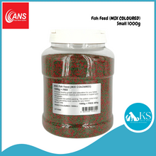 Load image into Gallery viewer, ANS Fish Feed (MIX COLOURED) small/medium 1000g Fish &amp; Aquatic
