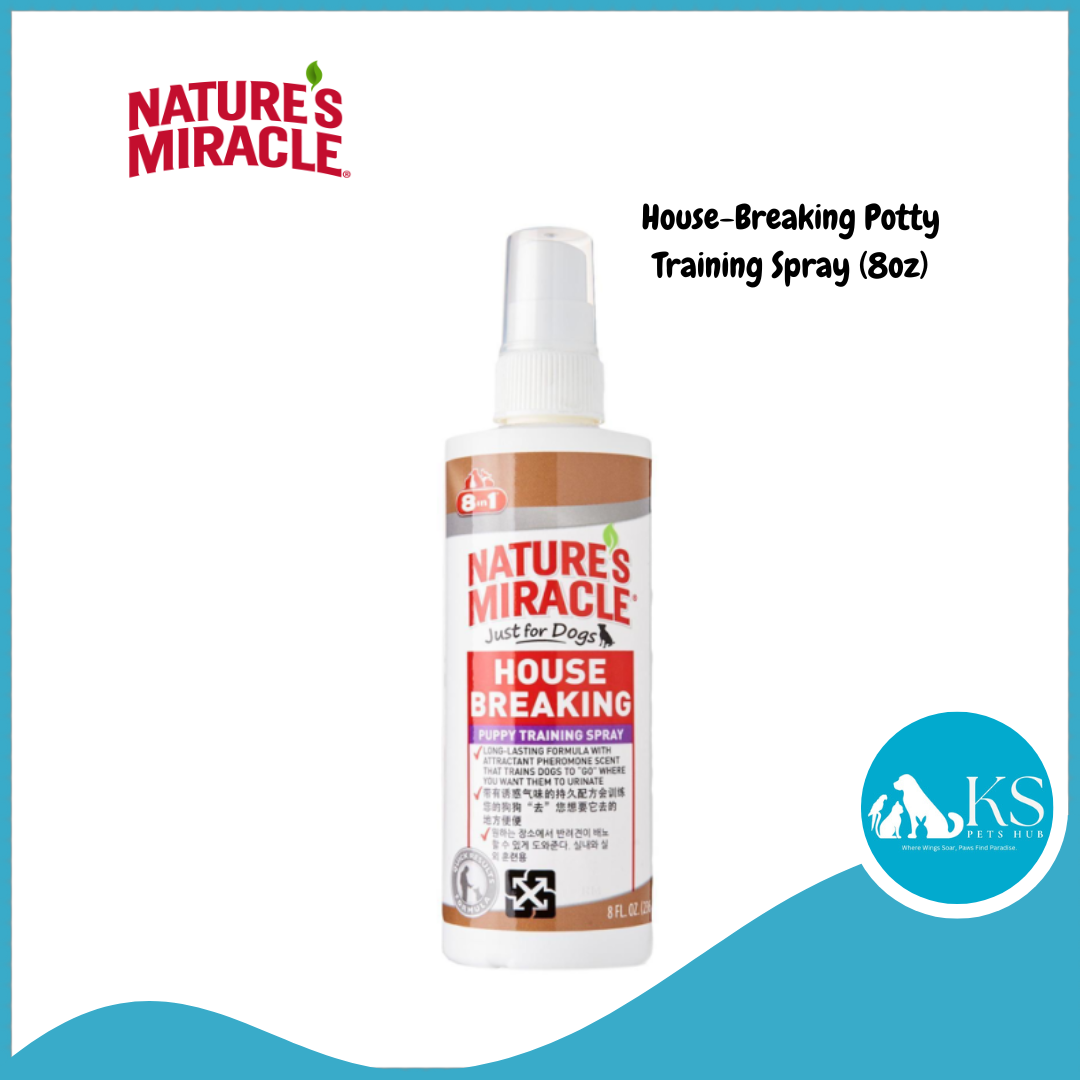 Nature s Miracle House Breaking Potty Training Spray 8oz KS