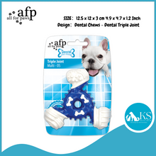 Load image into Gallery viewer, AFP - All For Paws - Dental Triple Joint Dog Chew Teething Puppy