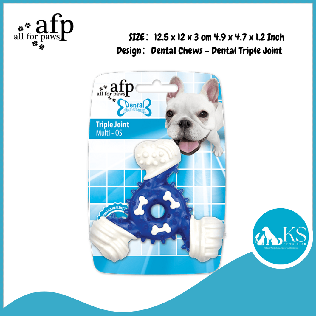 AFP - All For Paws - Dental Triple Joint Dog Chew Teething Puppy