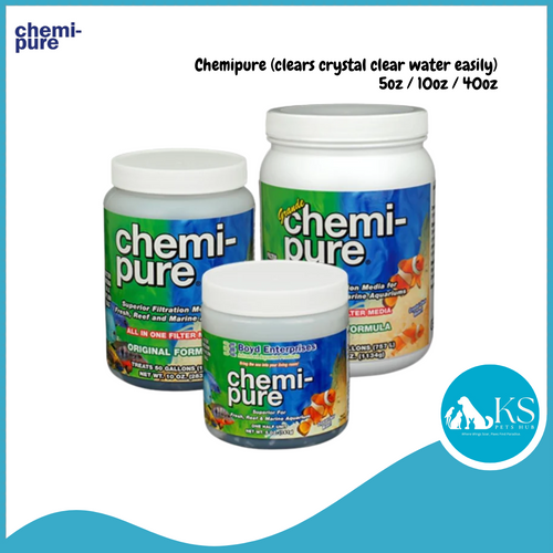 BOYD Chemipure (clears crystal clear water easily) 5oz/ 10oz/ 40oz Fish & Aquatic