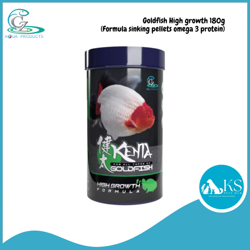 CZ Aqua Kenta hi growth 180g Goldfish (Formula sinking pellets omega 3 protein) Fish & Aquatic