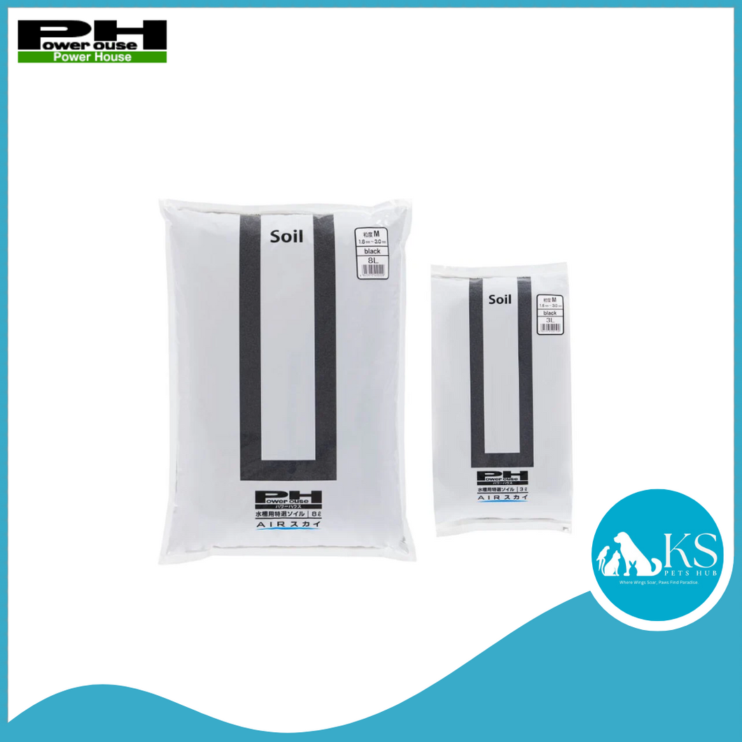 Powerhouse AirSky Soil Black M (premium soil) Fish & Aquatic