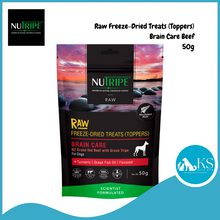 Load image into Gallery viewer, Nutripe Raw Freeze Dried Treats (Toppers) For Dogs 50g - 4 Care Range Dog Treats