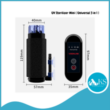 Load image into Gallery viewer, Voonline UV Sterilizer Mini ( Universal 3 in 1 ) - Algae / bacteria Sterilization Fish &amp; Aquatic