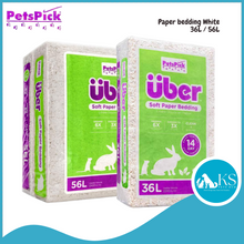 Load image into Gallery viewer, PETSPICK Uber Paper bedding White 36L / 56L for Small Animals