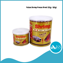 Load image into Gallery viewer, Futian Shrimp Freeze Dried (20g / 80g) Fish Feed
