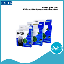 Load image into Gallery viewer, HAILEA Spare Parts - BTP Series (200-1000L/Hr) (Filter Sponge + Activated Carbon) Fish &amp; Aquatic