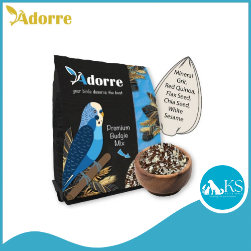 Adorre Premium Budgie Mix 1kg Bird Feed