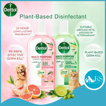 Load image into Gallery viewer, [Authentic] Dettol Plant-Based Multipurpose Disinfectant Liquid 1L - Child and Pet Friendly