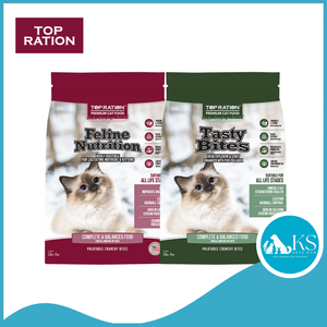 Top Ration Premium Dry Cat Food 6kg Kibbles Feline Nutrition Tasty Bites