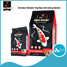 Load image into Gallery viewer, AquaMaster Koi Colour Enhancer (1kg/5kg) With Natto Probiotics Fish Food