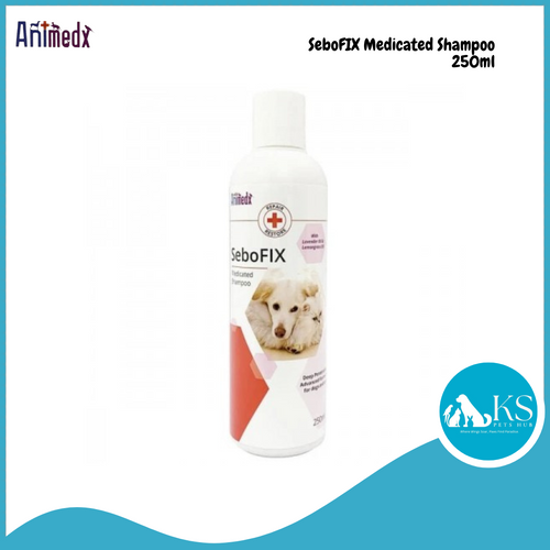 Animedx SeboFIX Medicated Shampoo 250ml Pet Shampoo