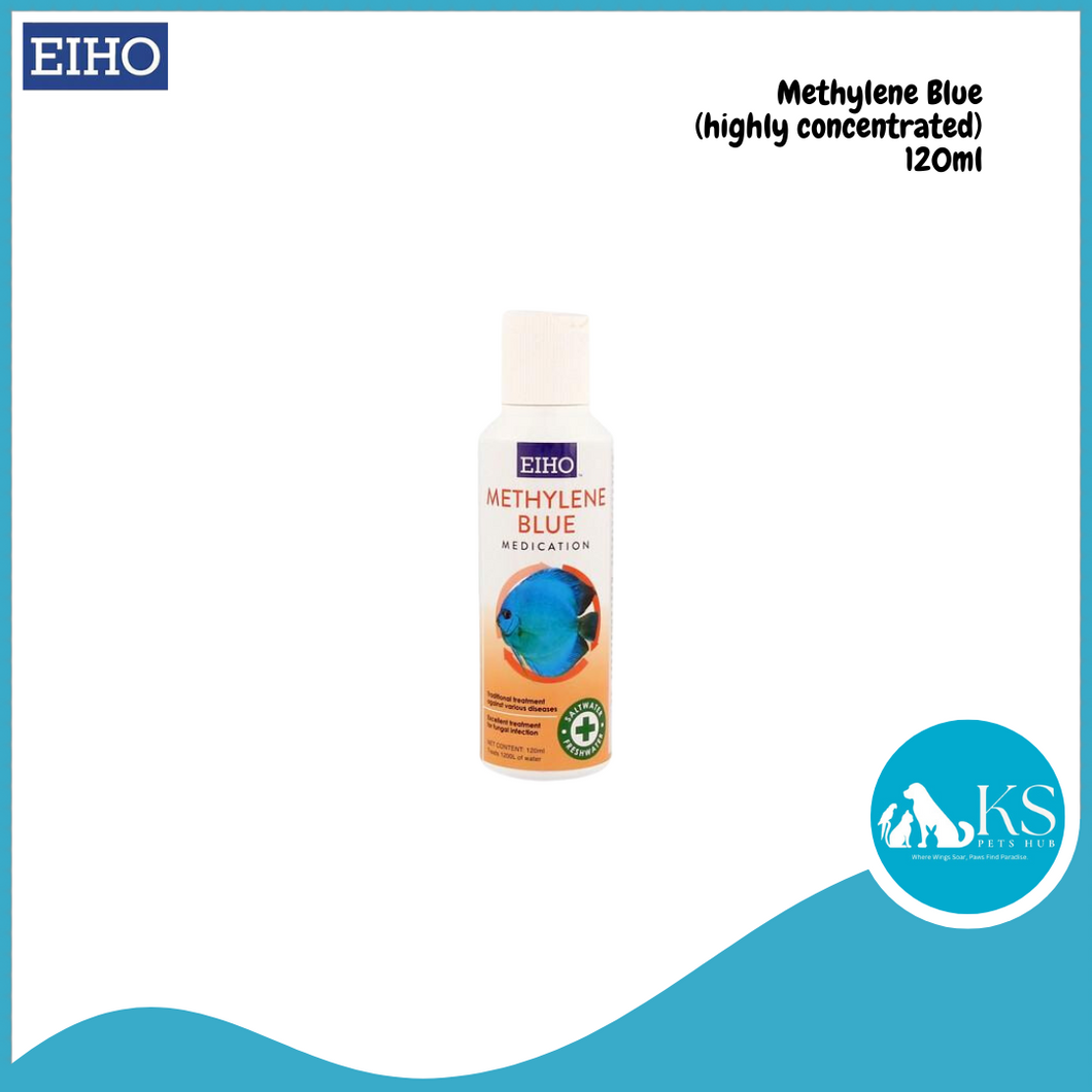 EIHO Methylene Blue (highly concentrated) 120ml / 250ml / 500ml Fish & Aquatic