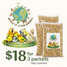 Load image into Gallery viewer, [WOLA] World of Living Animals – Parakeet Bird Seed Mix 1kg