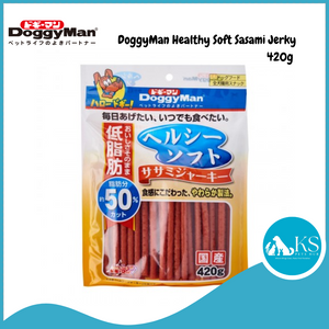 DoggyMan Healthy Soft Sasami Jerky / Jerky Cut Dog Treats 420g