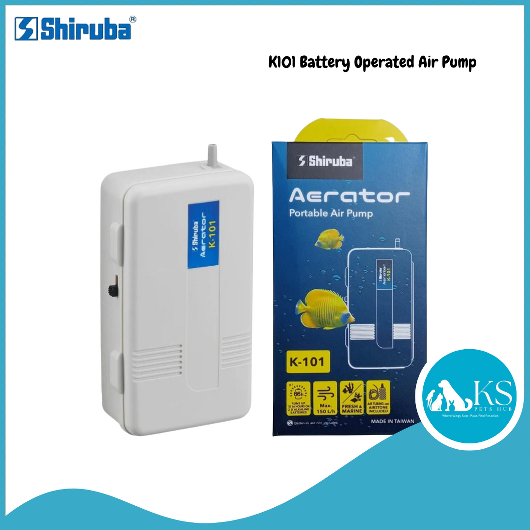 SHIRUBA K101 Battery Operated Air Pump Fish & Aquatic