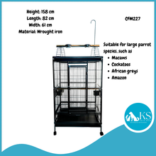 Load image into Gallery viewer, Wrought Iron Bird Cage / Large Parrot / SG Stocks / CFM227