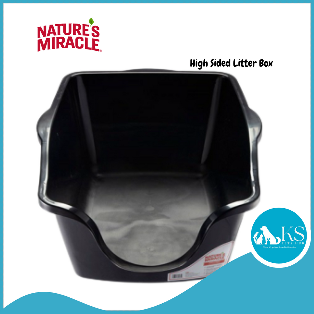 Nature Miracle High Sided Litter Box For Cats Kittens